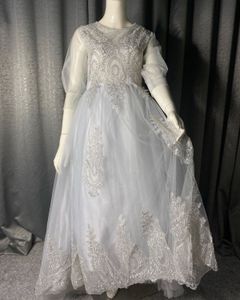 Elegant Embroidered Evening Gown