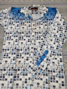 Unique Pattern Men's Long Sleeve Shirt