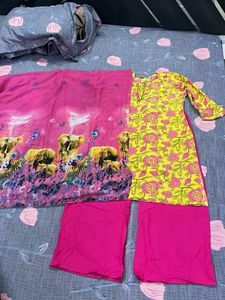 daily wear 2 Elegant Printed Kurta Set