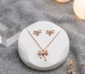 Offer _ Bow Necklace and Earrings Set