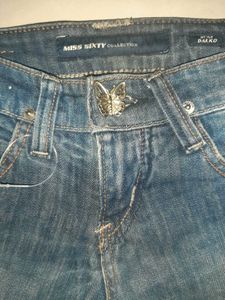 🦋 ICONIC BUTTERFLY BUCKLE DENIM — MISS SIXTY