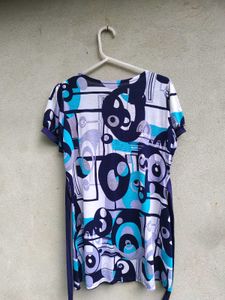 Y2k vintage Unique Print Short Sleeve Top