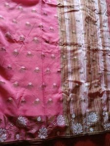 Beautiful Pink Saree