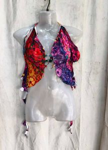 139. Bohemian Halterneck Bikini Top