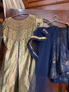 Beautiful Skirt With Heavy Kurta Wid Chuni