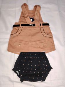 Cute Pink Pinafore Dress