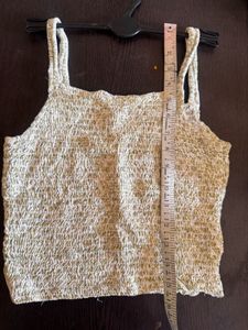 Chic Smocked Floral Camisole Top