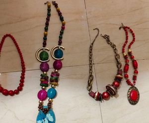 combo of 4 necklace suitable for all ocassions