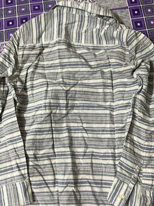 Striped Button-Down Shirt