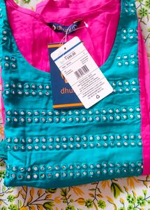 New With Tag Mirror Work Kurta