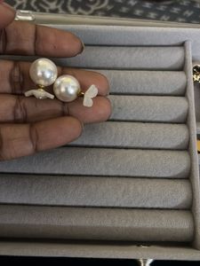 Pearl Flower Stud Earrings