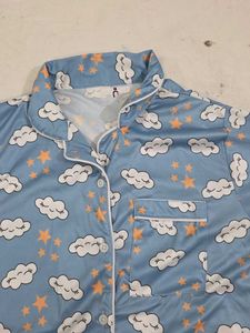 Cute Cloud &amp; Star Pajama Set