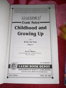 BEd 1st Year Books With PYQ'S