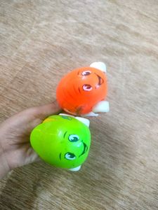 Cute Corn &amp; Carrot Pull-Back Toys