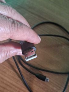 Black Micro USB Charging Cable