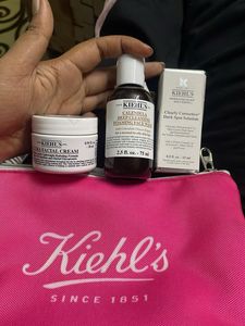 Kiehl's Skincare Set - Facial Cream, Wash & Soluti