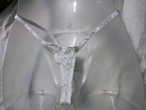 White 💛Lace big size 💛Thong Panty
