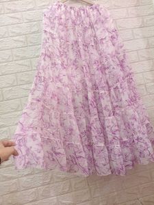 Flowy Floral Tiered Maxi Skirt