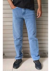 Men's Classic Blue Denim Jeans