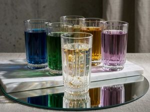 Set of 6 Elegant Drinking Glasses