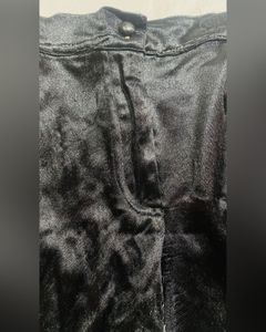 Sleek Black Satin-Look Pants