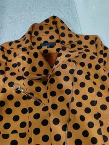 Stylish Polka Dot Jacket