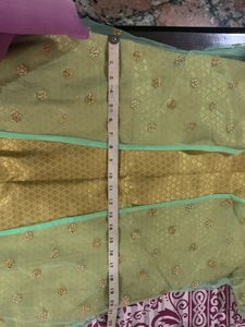 Banarasi Suit With Net Long Koti