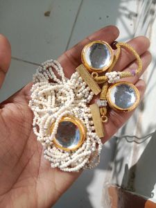 Elegant Kundan Choker Necklace Set