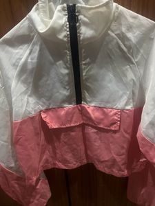 Color Block Pullover Jacket
