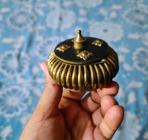 Metal Beautiful Sindur Box