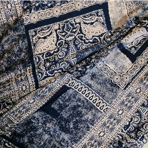Printed flared trending blue plazzo for women
