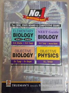 Trueman's Elementary Biology Vol. I for Class XI