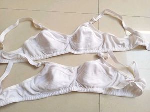 White Full Coverage Bra