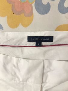 Tommy Hilfiger White Cropped Pants