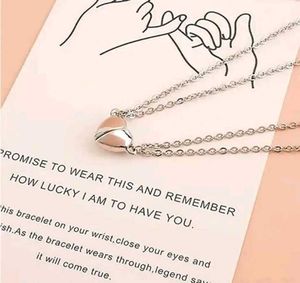 Heart Magnetic Couple Necklaces