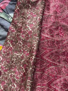 Beautiful Pink Floral Saree