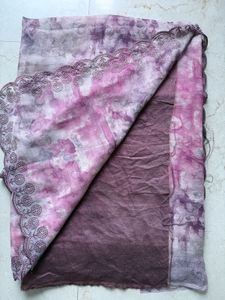 Unused Onion pink Saree