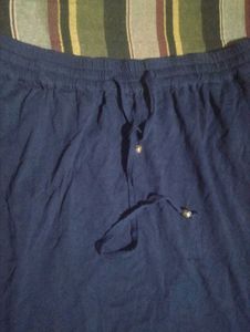 Navy Blue Casual Skirt