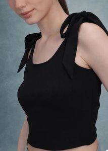 Black tank top