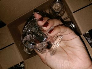 Set of 6 Clear Glass Cups