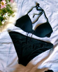 Classic Black Triangle Bikini set