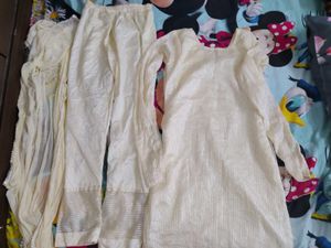 Elegant Cream Kurta Set