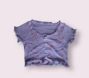 Lilac Crop Top