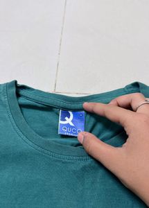 Green Graphic oversized T-Shirt