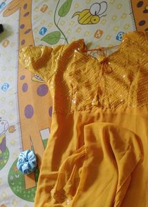 Yellow Festive gown