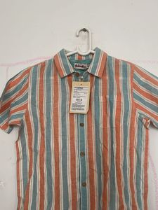 Men's Striped Short Sleeve Shirt