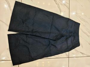 Wide Leg Denim Pants
