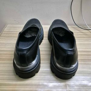 Zara Chunky Black Loafers.