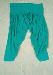 Teal Textured Kurta with salwar