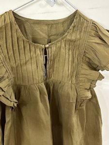Stylish Olive Green Tunic Top